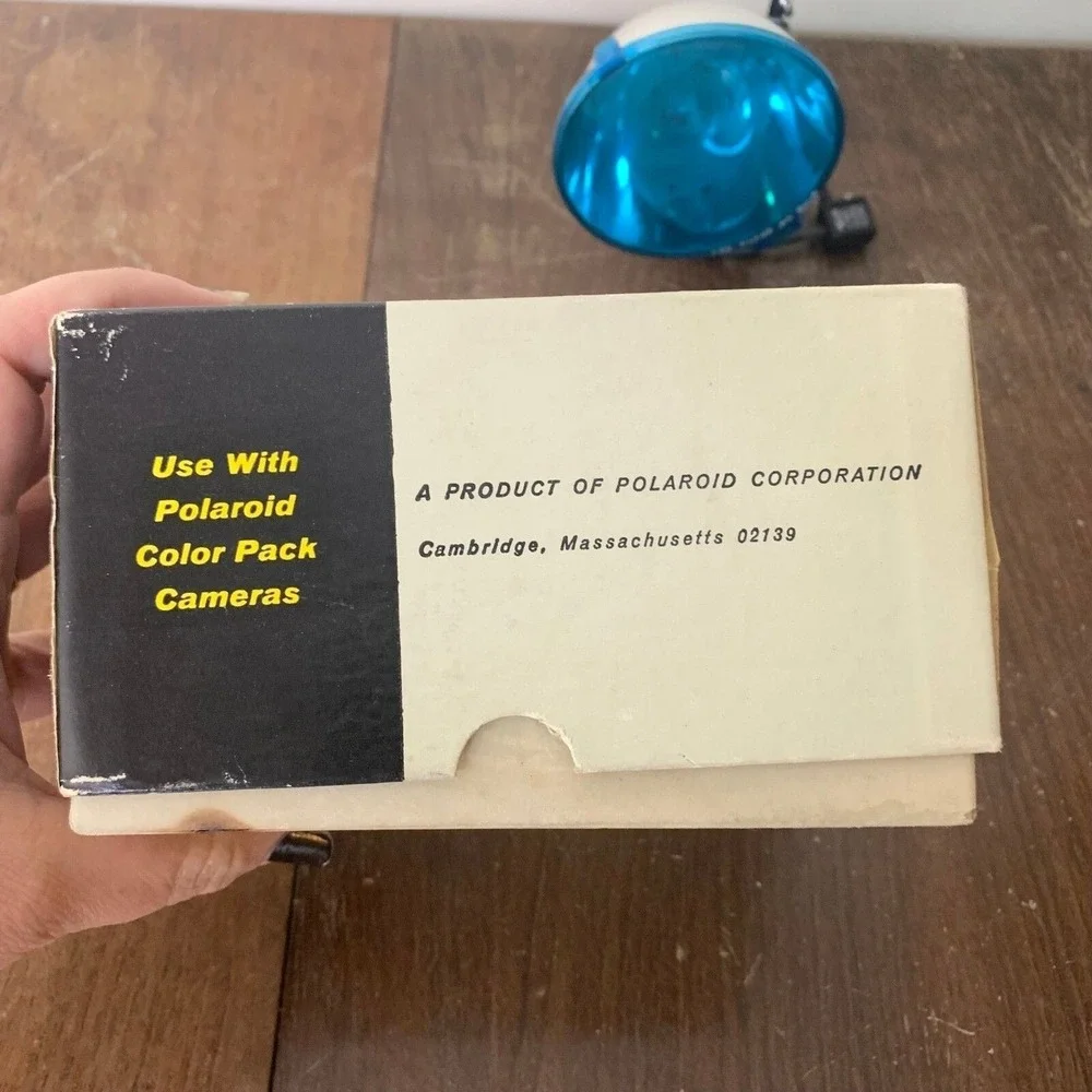 Vintage Polaroid Camera Model 268 Flash Gun in original box‎